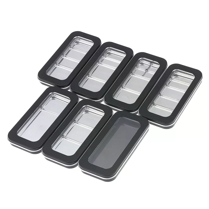 Empty Magnetic Eyeshadow Palette Refillable Black Clear Makeup Storage Case Box DIY Cosmetic Lipstick Foundation Blush Container gallery 5
