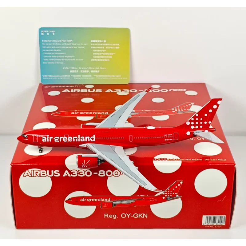 

NG 1/400 Scale Greenland Air A330-800neo OY-GKN Alloy Aircraft Model Collectibles Decorative Ornaments