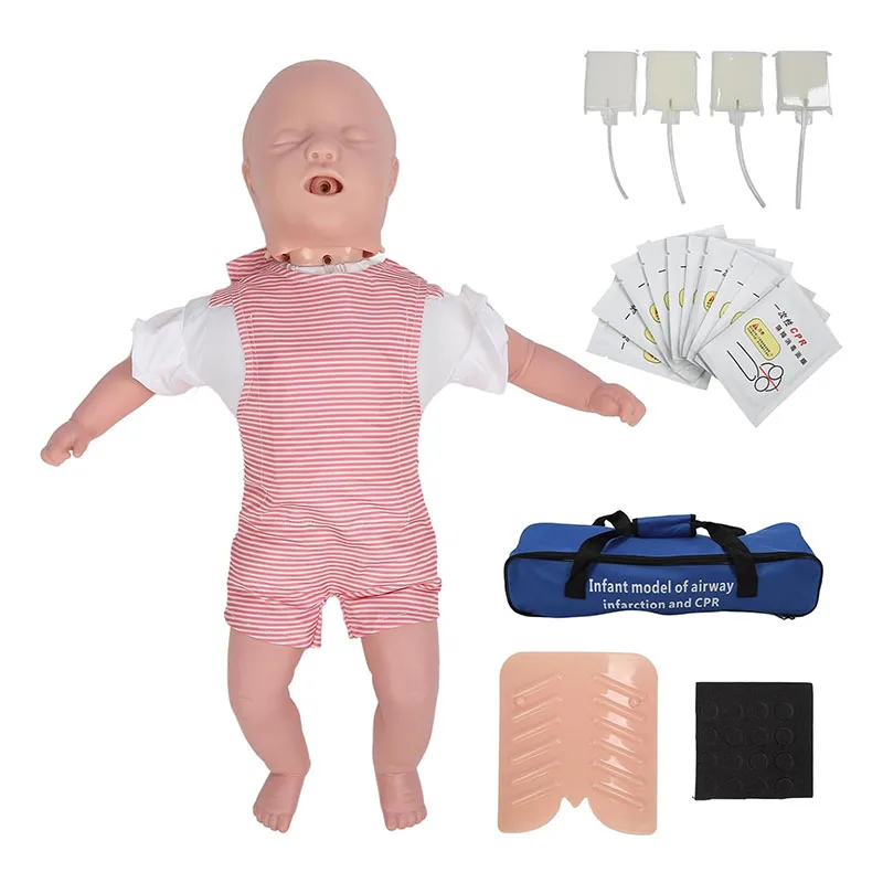 Baby Infarction Model Human Infant Airway Obstruction Heimlich Simulated Practice Medical Model CPR Training Manikin