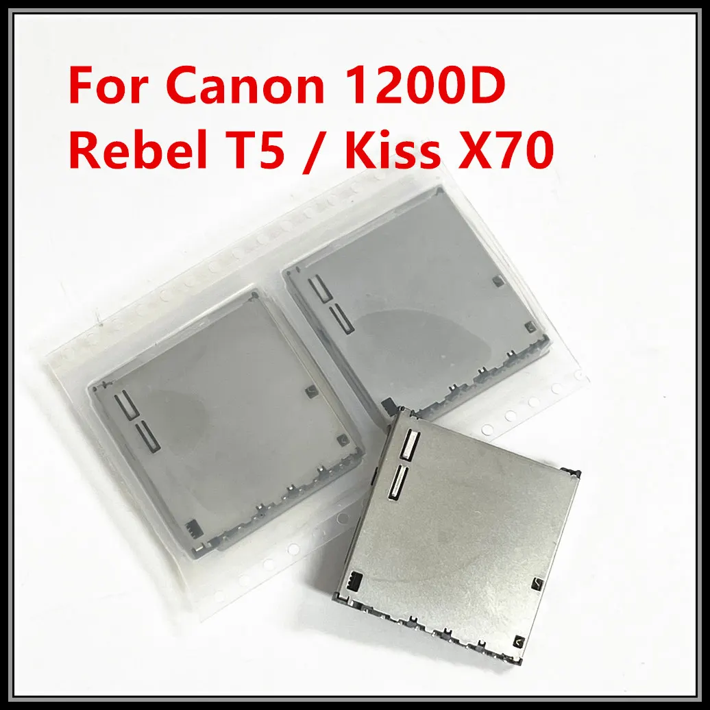 NEW For Canon 1200D / Rebel T5 / Kiss X70 SD Memory Card Reader Connector Slot Holder Camera Replacement Repair Spare Part