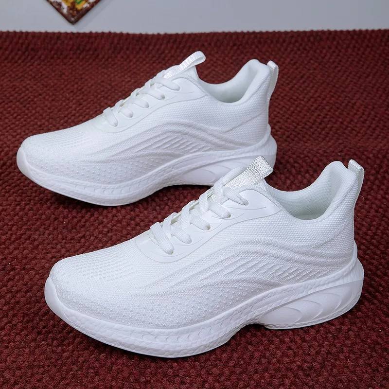 

Женские всесезонные кроссовки, новая модная повседневная обувь, мягкие и удобные дышащие сетчатые кроссовки для активного отдыха.