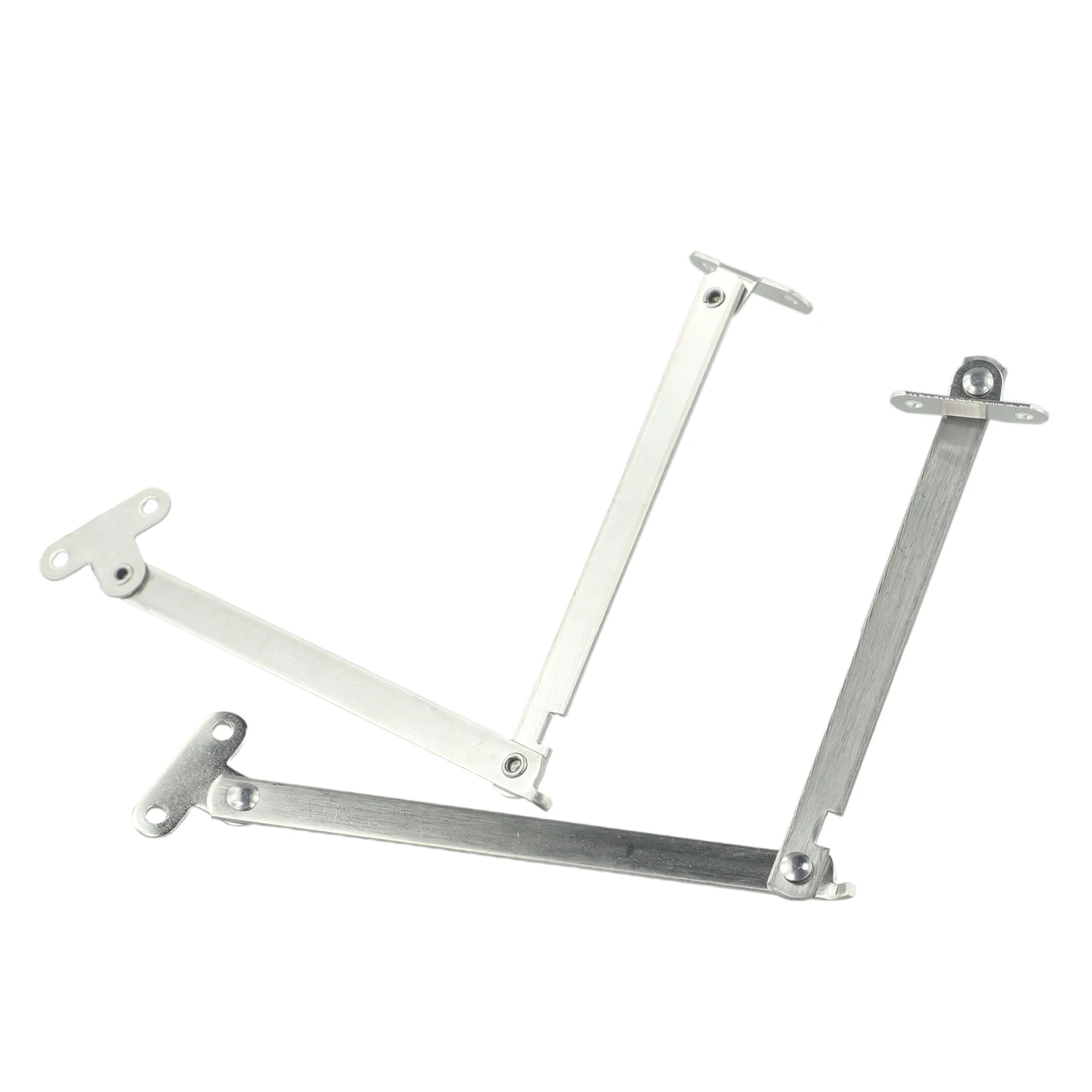 2PCS Stainless Steel Folding Pull Rod Cabinet Door Movable Lift Up Supports Rods Homes Improvements Hardware Cabinets Hinges