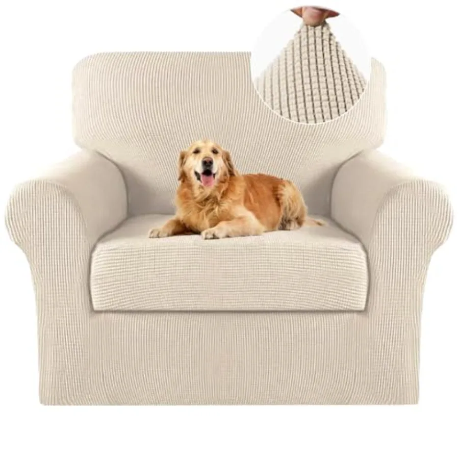 Thick Jacquard Armchair Slipcovers Set for Living Room