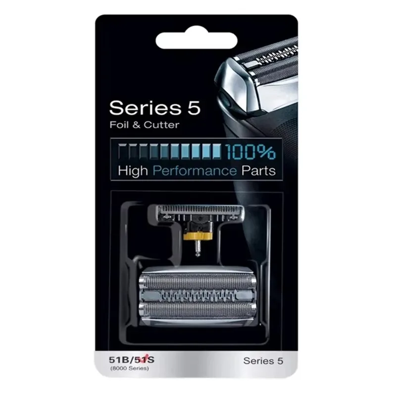 51S Replacement Head Compatible with Braun WaterFlex  5 Electric Shavers 8000 series 8970,8985,8986,8987,550,570