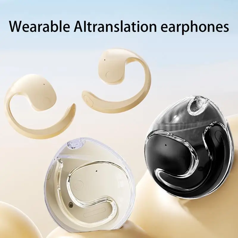 

Earbuds Translator Real Time Portable Earphones For Travel Translator Earphones Wireless Translation Device For Business
