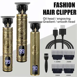 Hairdresser Original T9 Machine Professional Man Comb Personal Care Home Powerful Beard Hair Cutting Machine Lithium Battery