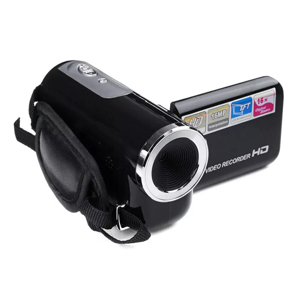 1080P 16MP كاميرا رقمية مع ملء الضوء 2.7 بوصة للتدوير شاشة كاميرا فيديو 16X التكبير HD مسجل فيديو HD كاميرا هدية عيد ميلاد