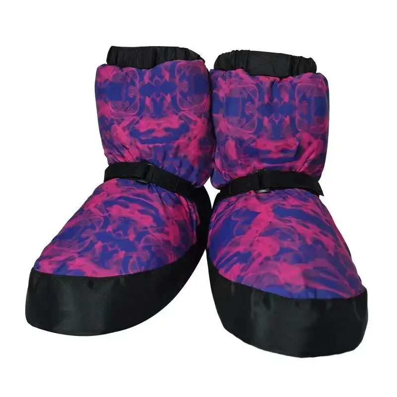 28-43 Stivaletti per scaldare il balletto invernale Scarpe da ballo nazionali Adulti Danza moderna Balletto Punto Scarpe calde Esercizi Stivali da ballerina