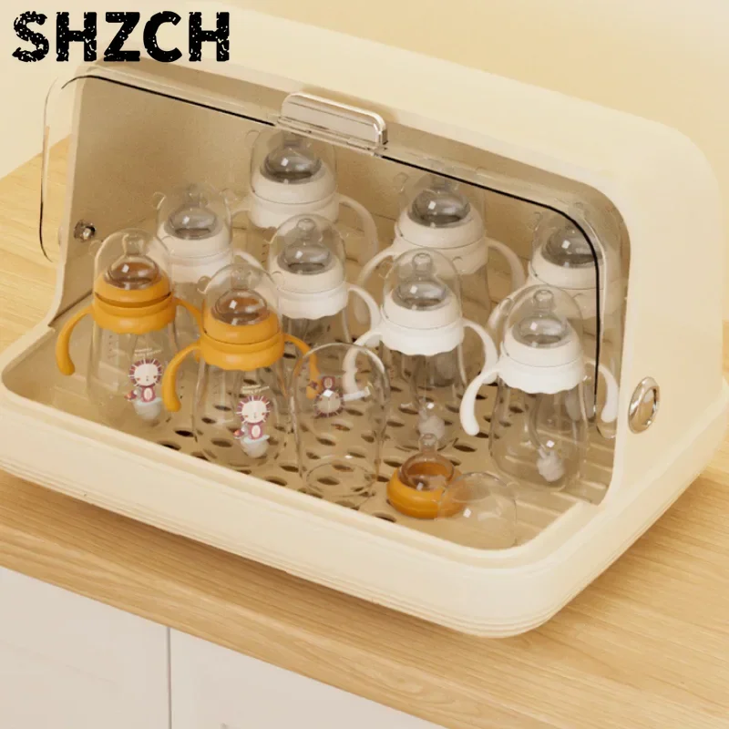 Dish Racks and Cutlery Holder Baby Bottle Drainer Vertical Storage for Drying Bottles and Utensils Kitchen Organizer