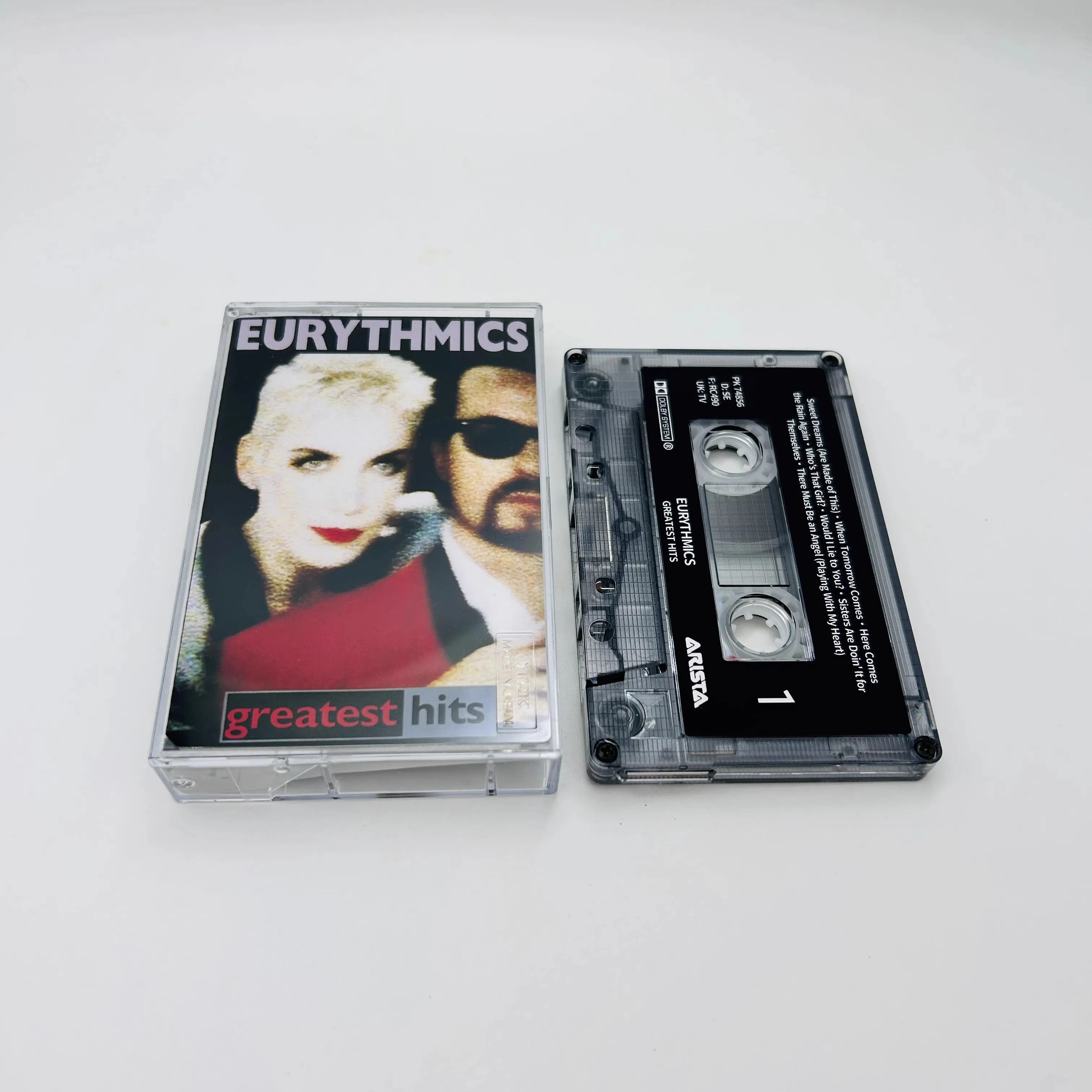 

Rock Eurythmics Annie Lennox Music Tape Greatest Hits Album Sweet Dreams Cassettes Cosplay Walkman Car Recorder Soundtracks Box