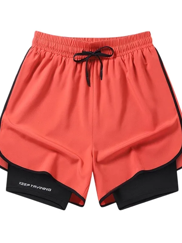 Мужские повседневные брюки свободного кроя свободного кроя Qui Dry Training orts Summer Running Fitn для легкой атлетики, длина четверти