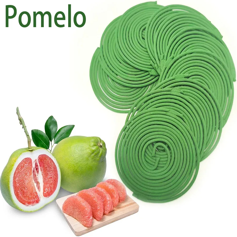 Fragancia de sartén con patrón en espiral con sabor a pomelo, 22/50 Uds., adecuada para fiestas festivas, regalos, decoración del hogar, meditación,