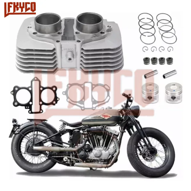 Akcesoria motocyklowe 53 mm Części silnika Zestaw tłoka cylindra 233CC Silnik do Honda Rebel 250 CMX 250 CA250 Motoblock Equipment