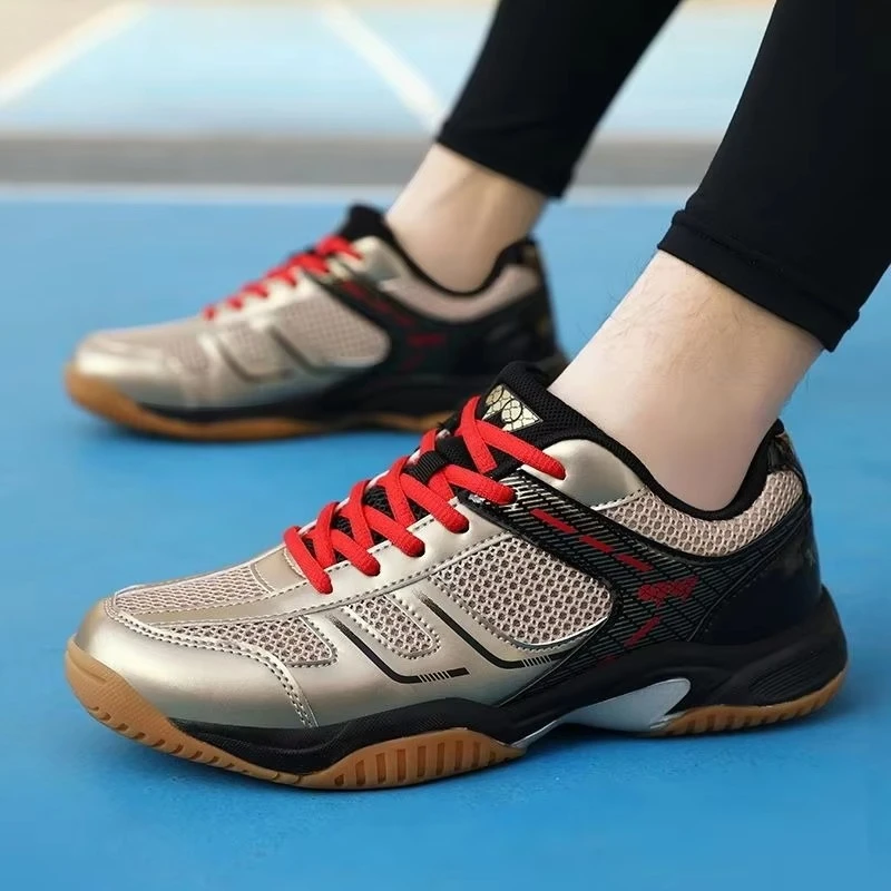 Original Brand Badminton Shoes for Women Men Carbon Plate Training Shoes Wearable Table Tennis Shoes Light Weight Sneakers Mans