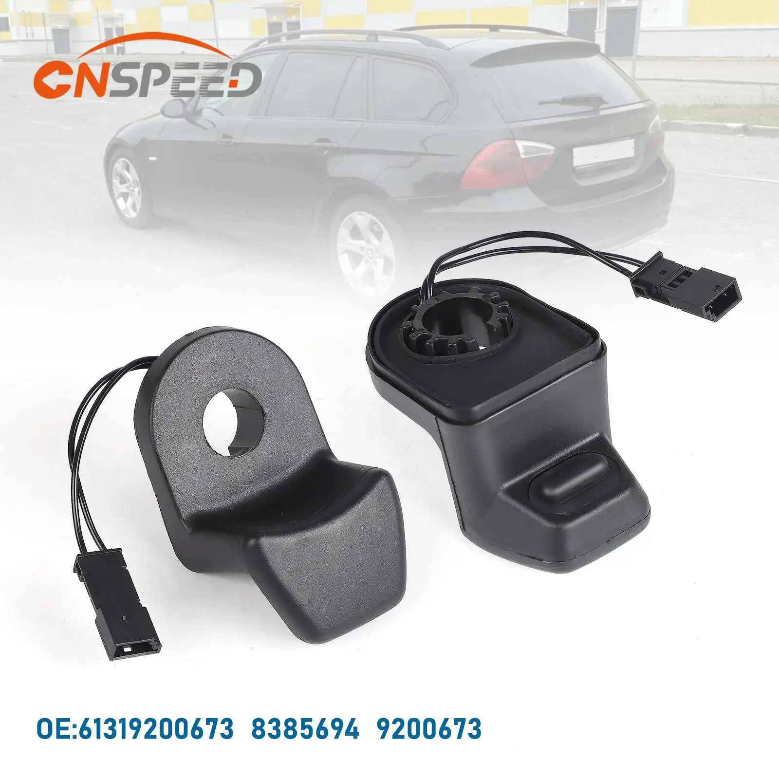CNSPEED Car Rear Tailgate Window Key Button Switch 61319200673 8385694 For BMW E46 E91 E61 3 5-Series 323i 325i 328i 530xi 535i