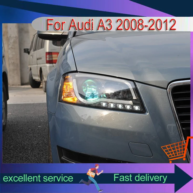 

Пара передних фар для Audi A3 2008-2012