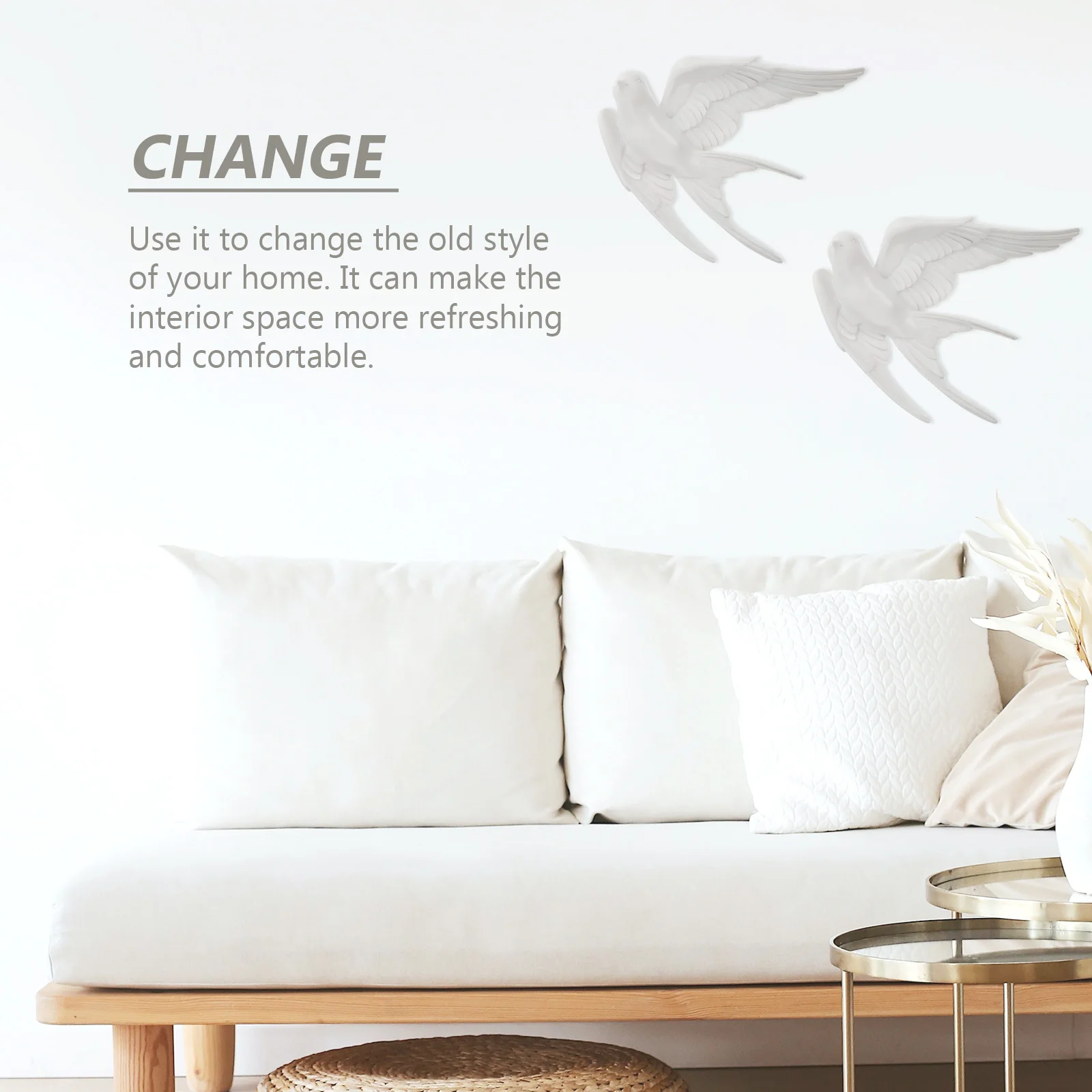 

Swallow Shape Decor For Indoor Bird Decoration Wall Hanging Bird Decoration Wall Decor Chic Birds Home Ornament