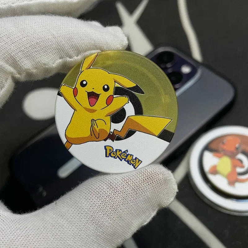 Pokemon Pikachu Eevee supporto per staffa di presa del telefono per Magsafe presa per telefono prese Tok accessori per cellulari staffa Mobile