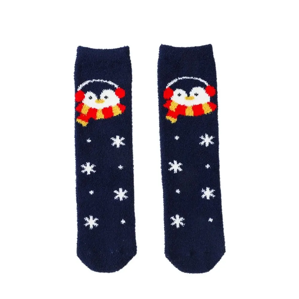 Breathable Cute Home Sleep Socks Floor Socks Adult Santa Cla