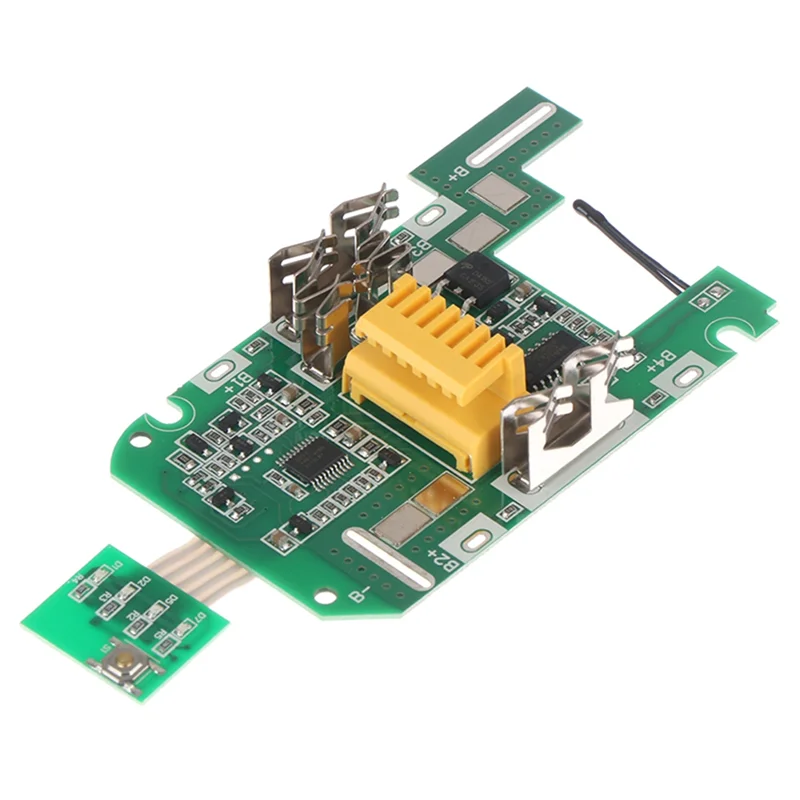 AEE8-For 18V BL1850B/BL1840B Lithium Battery Charging Protection Board Circuit Board Battery Indicator For Angle Grinder