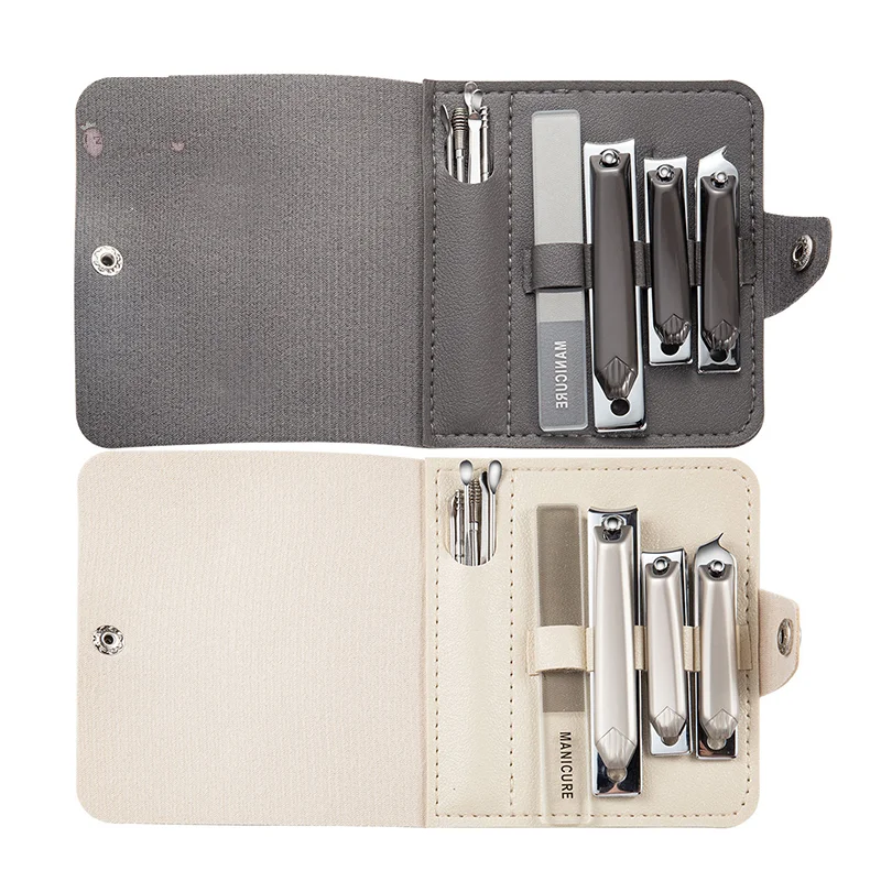 [TW] Set di pedicure per tagliaunghie in acciaio al carbonio da 10 pezzi per manicure per unghie dei piedi, kit di strumenti di bellezza professionali