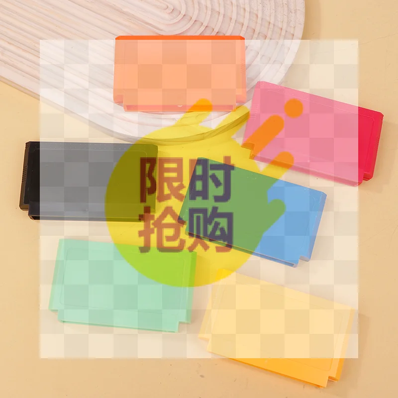 1PC Replacement 8 bit Game Cartridge Plastic Shell Game Card for FC 8-Slot Game Console Repair Spare Part For FC Game Card Box