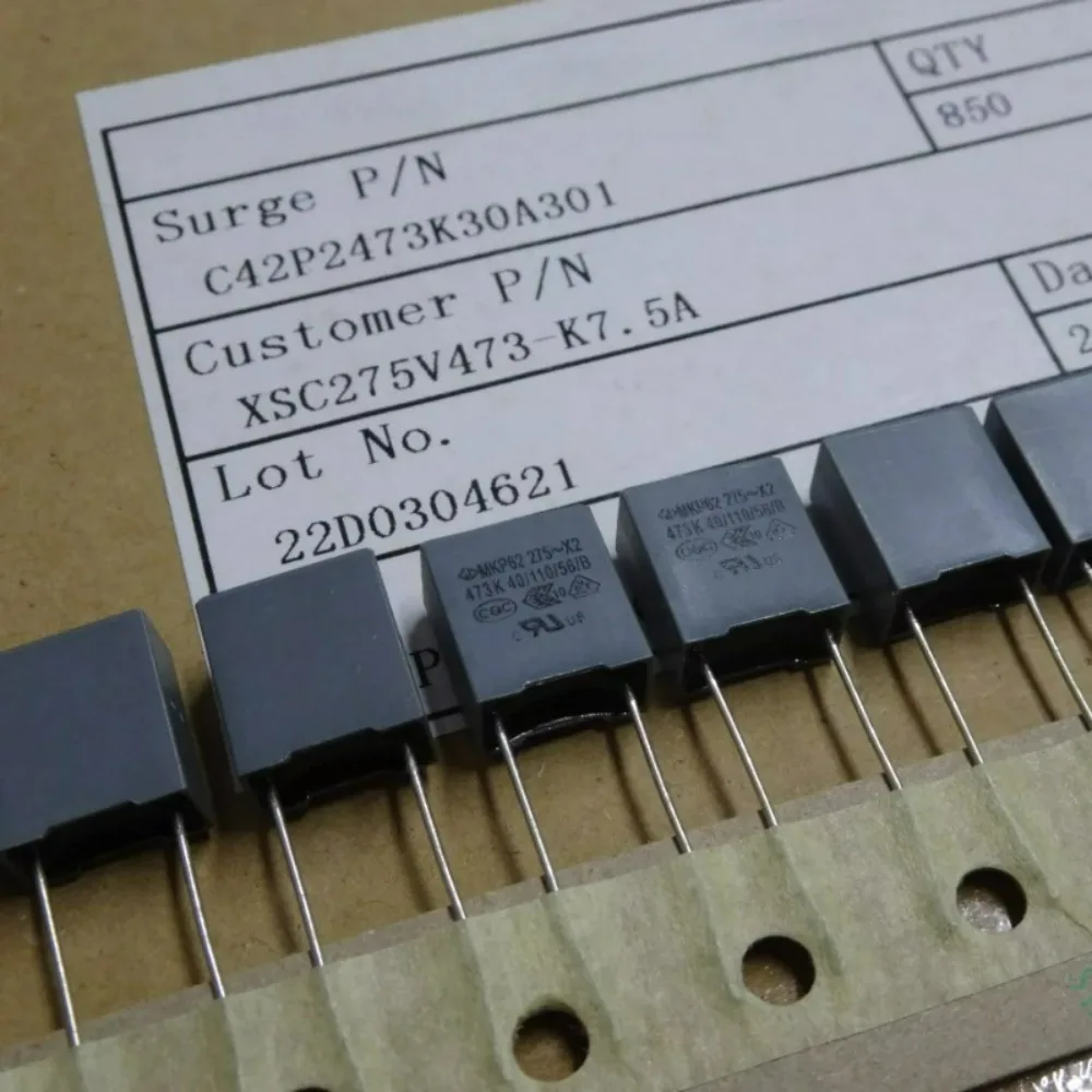20pcs/lot Fara MKP62 0.047uf 275vAC 47nf 473 Brand New 7.5mm Film Capacitor C42P2473K