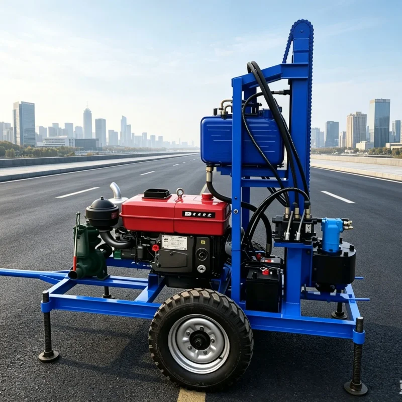 

Customized Water Well Drilling Rig, Small Exploration Drilling Machine, Construction Site Drilling & Boring Machinery