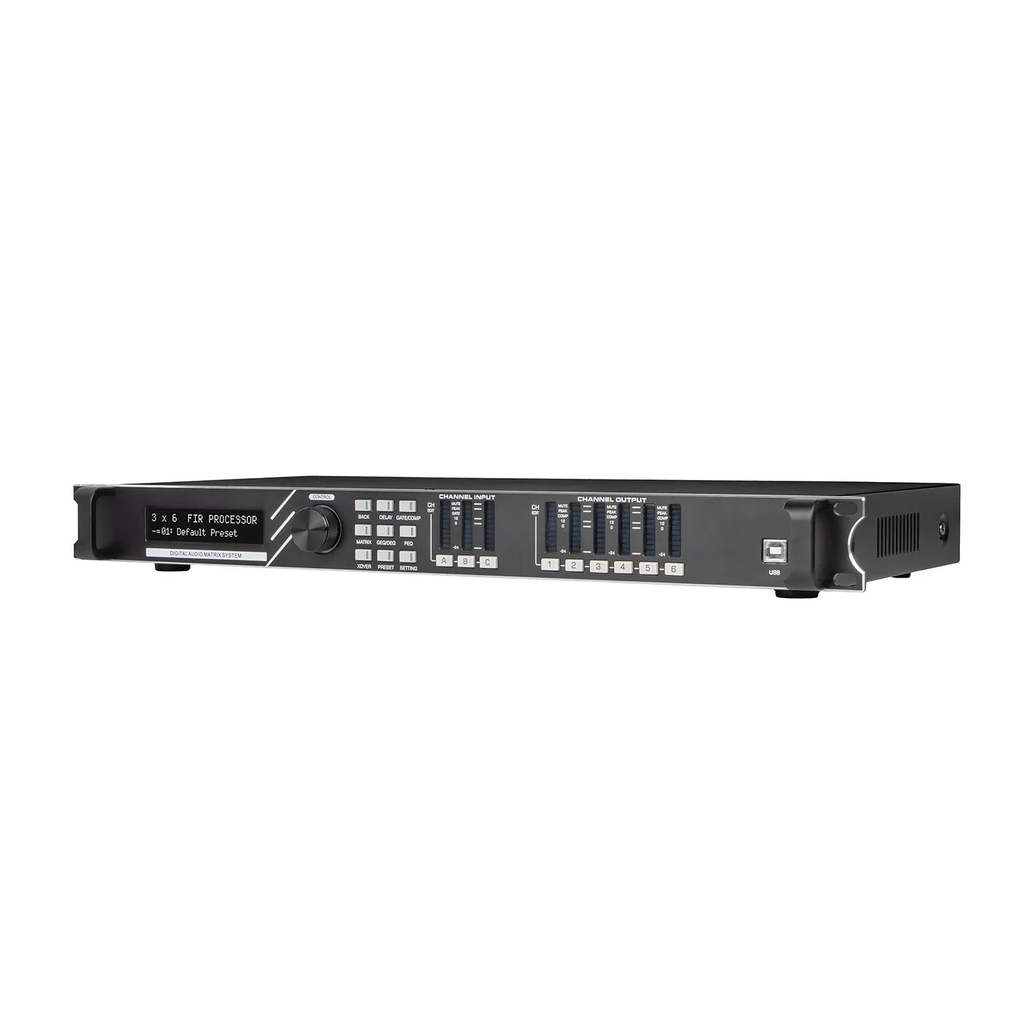 LC306 DriveRack 3 Input 6 Output Speaker Management System Professional Audio Equalizer for Stage Sound Equipment