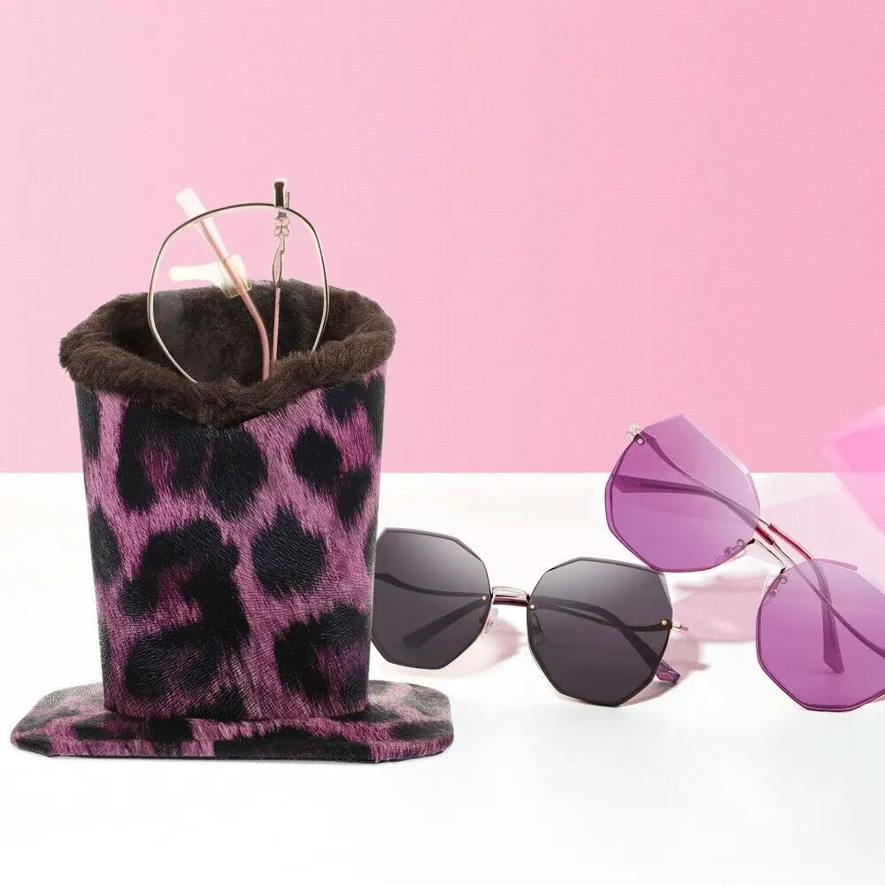 

Leather Eyeglass Stand New Plush Polyester Cloth Eyeglass Display Stands Sunglass Holder Eyeglass