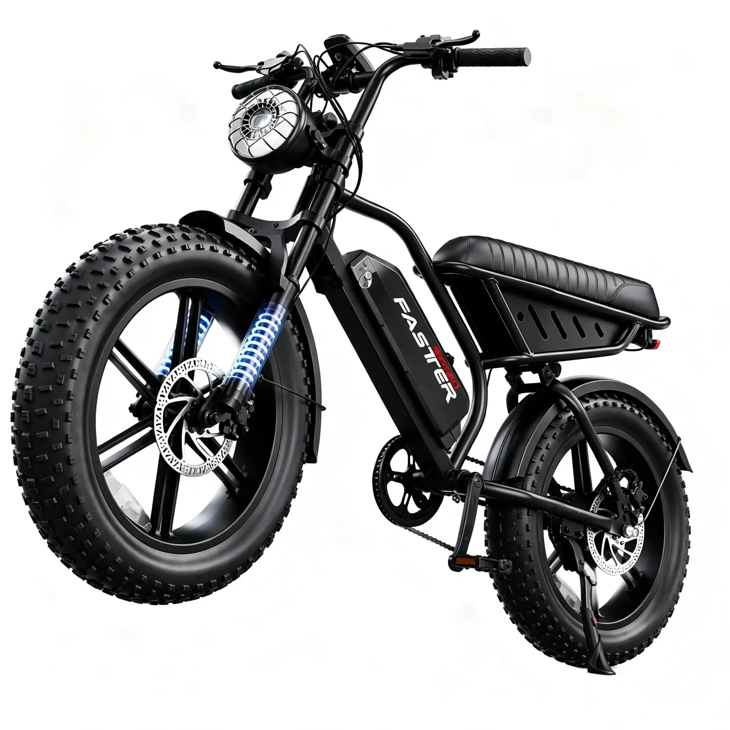 Moped Style Ebike 16x4.0 Fat Tire 750W Motor NFC Password Unlock Long Seat 48V 15.6Ah Battery 20MPH UL2849 Certified, Customized