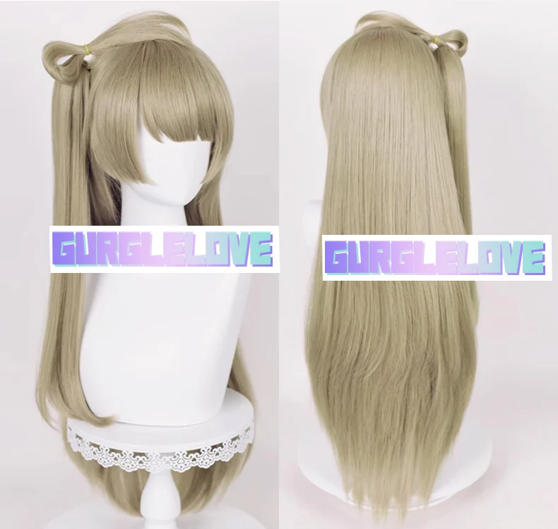 (GL40) Lolita Crossdressing BJD Mask Customized Cartoon Anime Love Live Kigurumi Cosplay Mask Colorful Big Net Hair Wigs