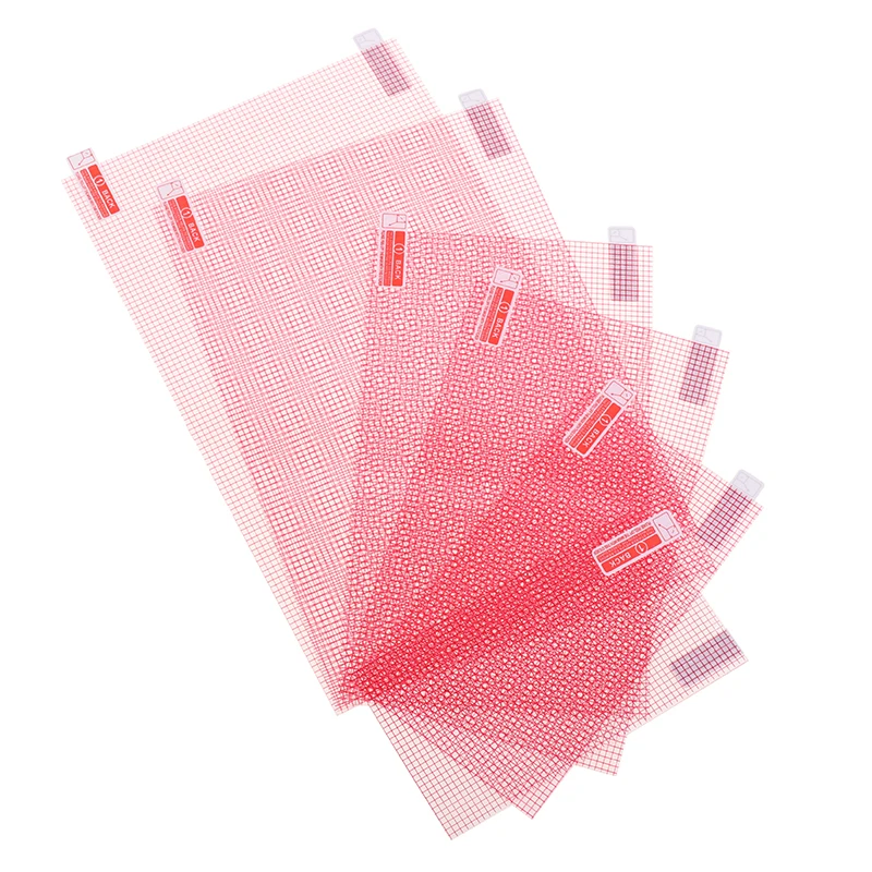 Protecteur d'écran universel 2PS, Film grille de 5/6/7/8/9/10/11/12 pouces, Film de protection pour téléphone portable