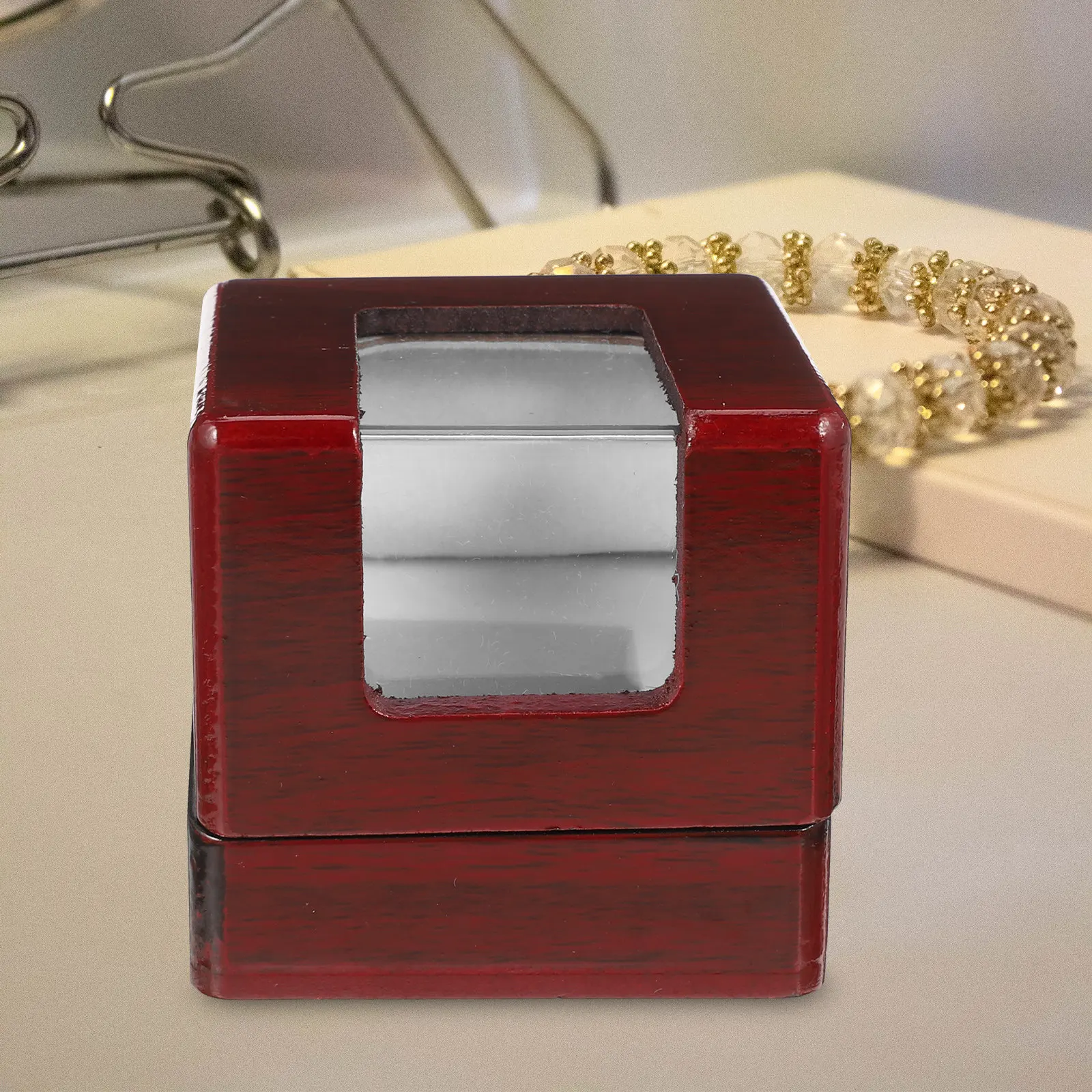 

Sturdy Ring Box Jewelry Case for Protection Display and Organization Beautifully Designed Household Jewelry Box for Rings