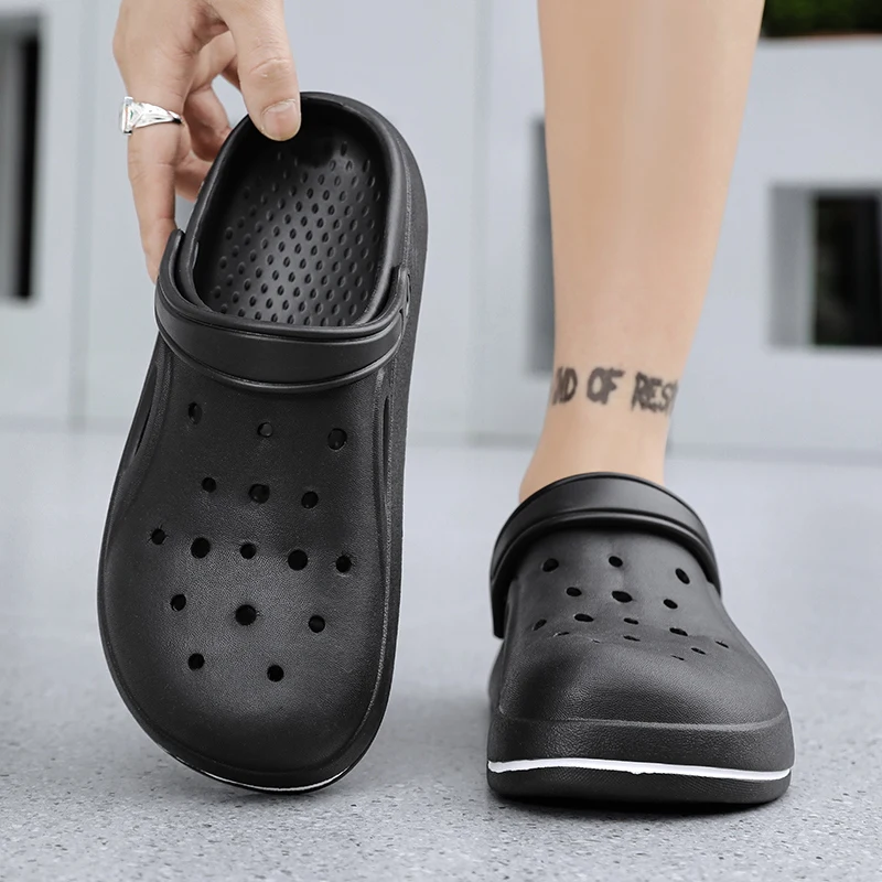 

Модные пляжные сандалии, мужские сандалии для рыбалки, летние садовые сабо из ЭВА, мужские сандалии, спортивные тапочки на открытом воздухе, сандалии на мягкой подошве