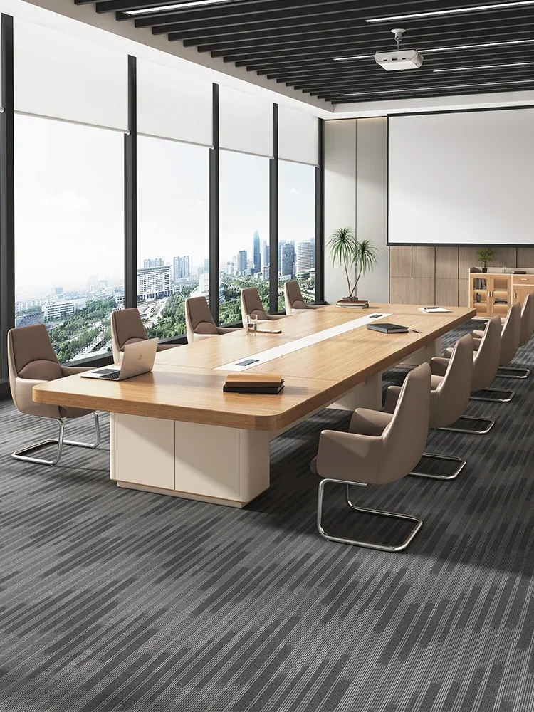 Office furniture Conference table Office negotiation reception table and chair combination conference table simple