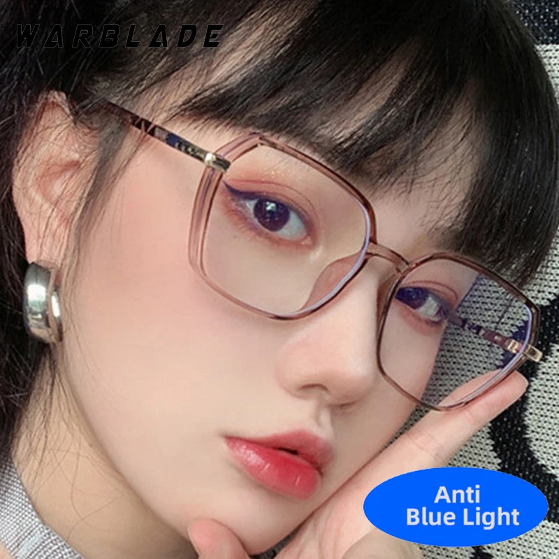 

Vintage Irregular Square Frame TR90 Computer Anti-Blue Light Glasses For Women Men Reading Game Optical Eye Protection Eyewear