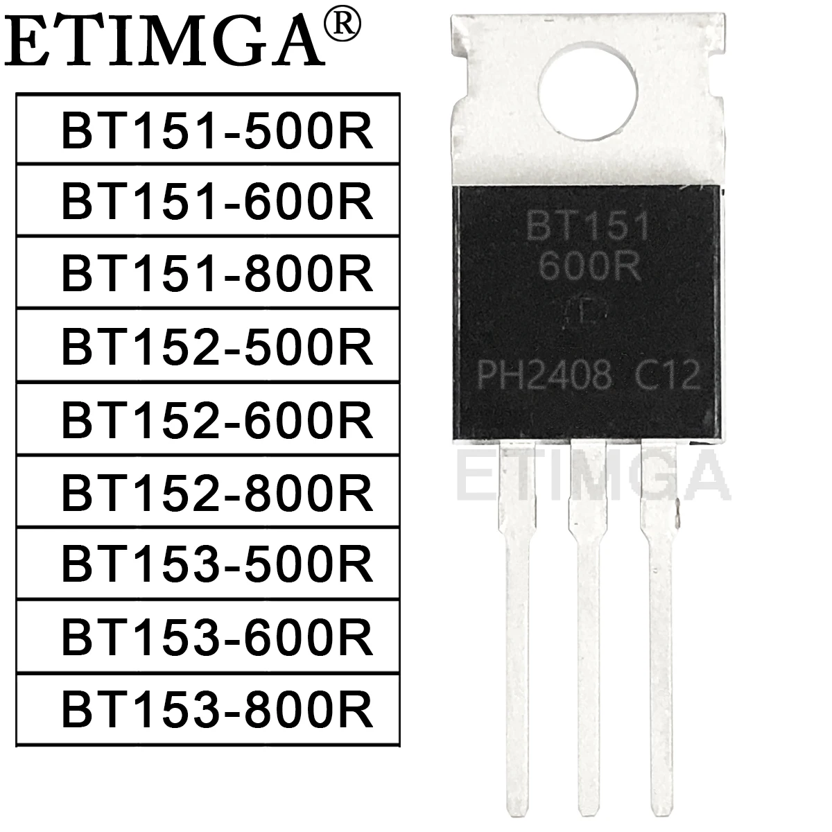 10Pcs/Lot Bt151-500…