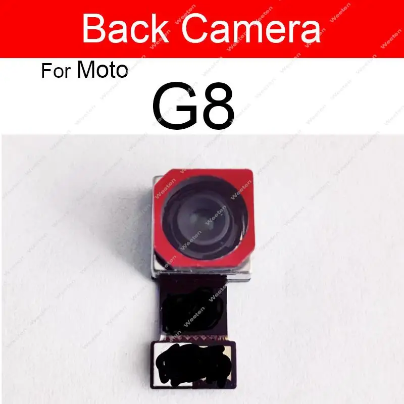 Rear Main Camera For Motorola Moto G8 G8 Plus G8 Play G8 Power Lite Front Facing Small Camera Module Repair Parts