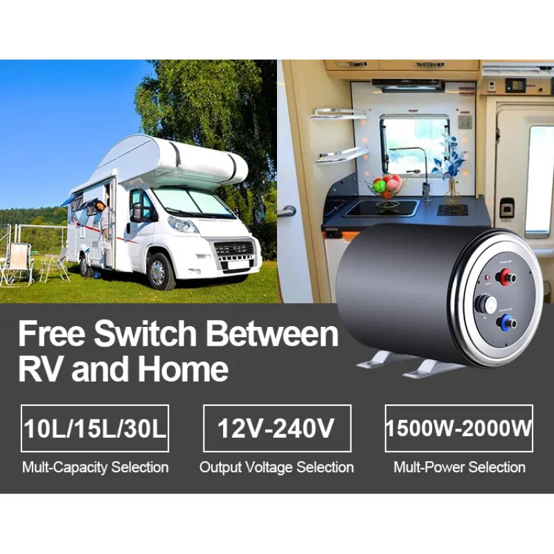 Van Rv Storage L V 0W Hot Heater Caravan Shower