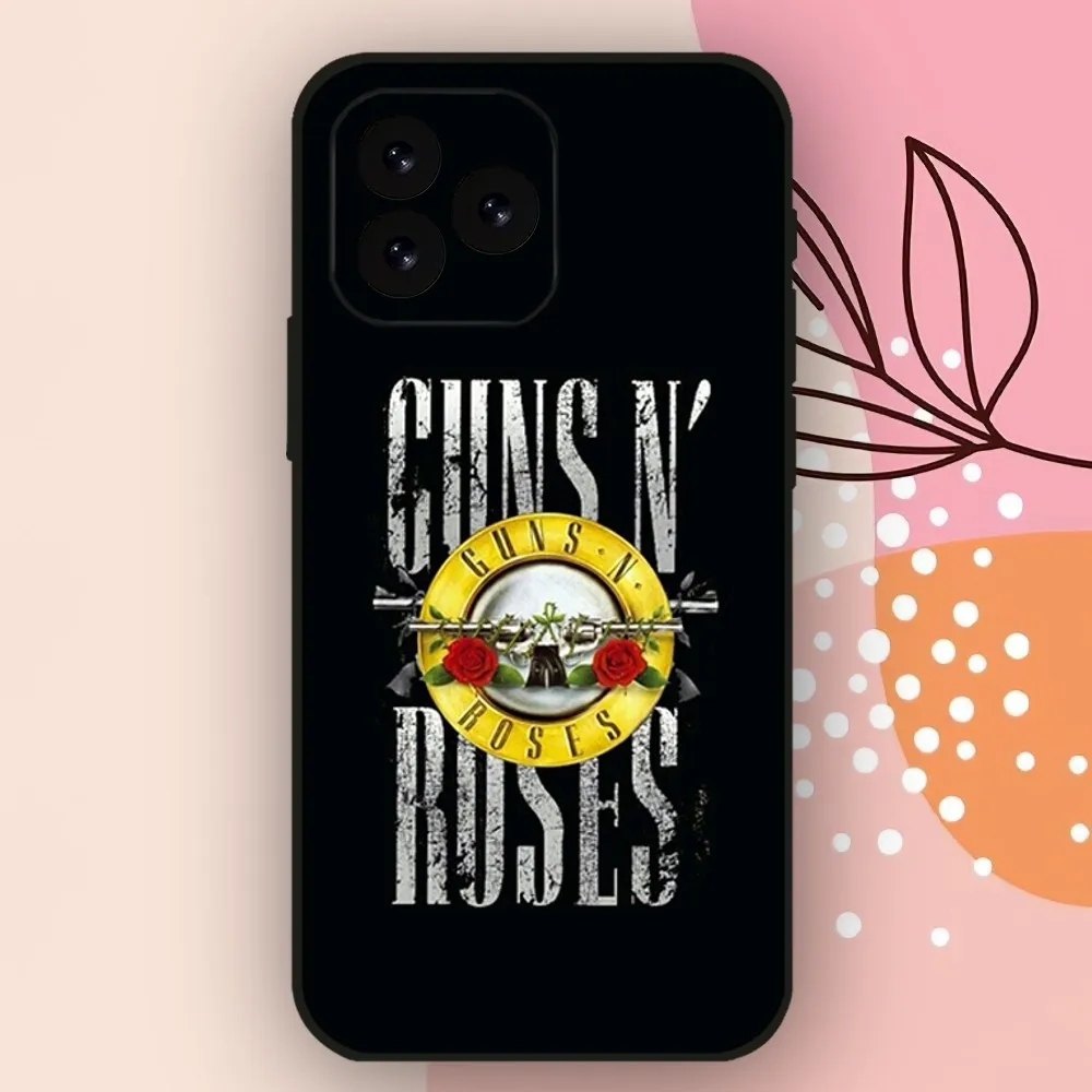 Funda de teléfono Rock Band Guns N' Roses para iPhone 11 12 13 14 15 Mini Plus Pro Xs Max X S Plus XR Shell