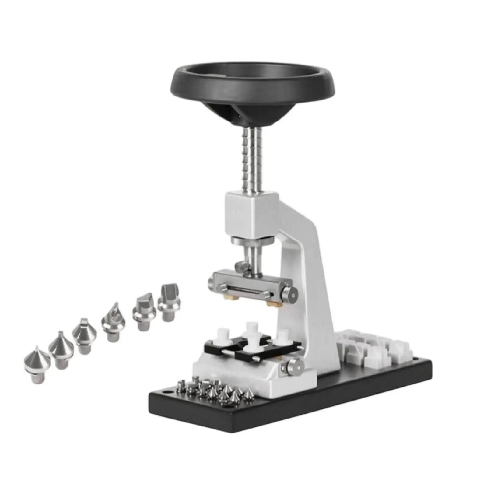 Manual Watch Case Opener Machine for Watchmaker Tooling Steel Frame Adjustable Press for Watch Repair Accessories