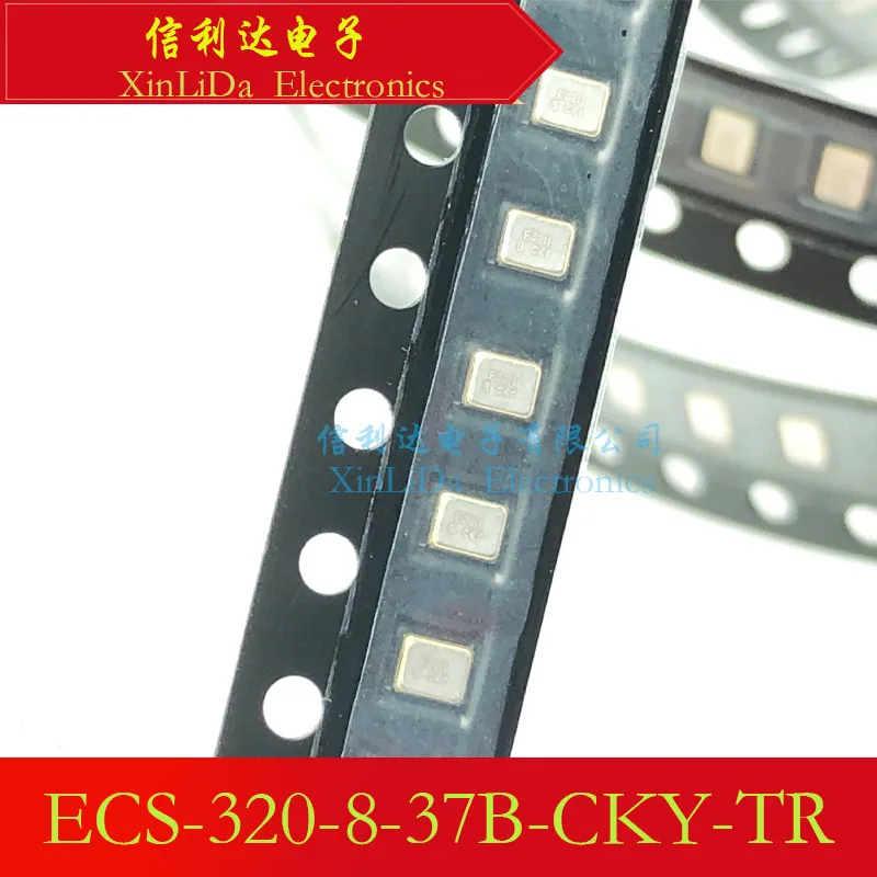 ECS-320-8-37B-CKY-TR ECS-320-8 32MHz ±10ppm 8pF SMD Passive crystal oscillator New and original