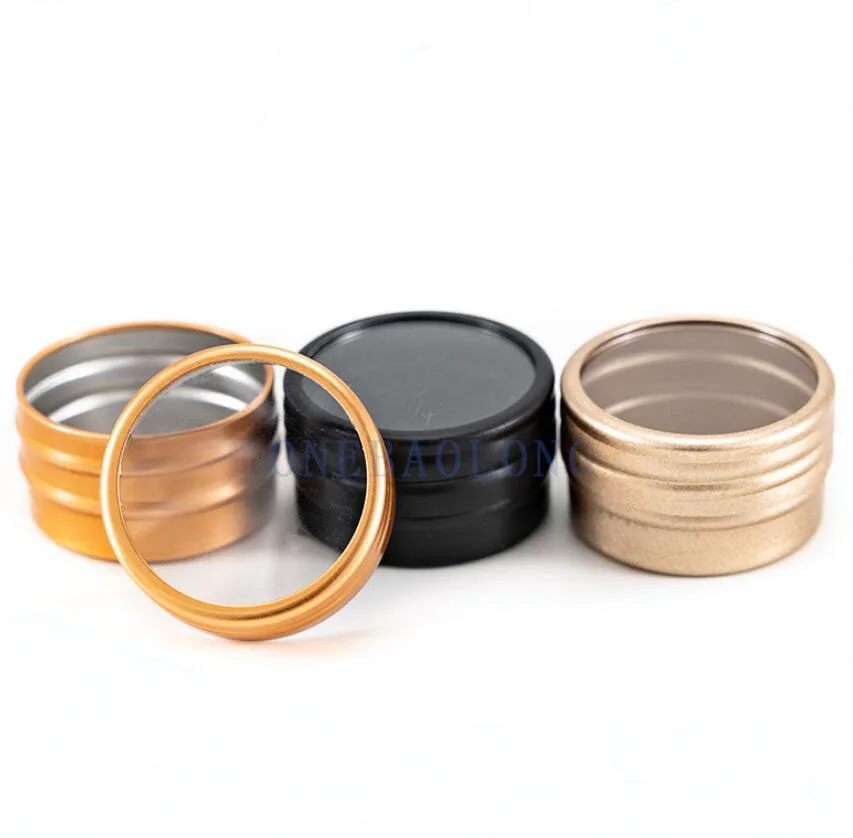 10g aluminum cream bottle jar pot tin eye shadow container power case art nail lip gel serum skin care cosmetic packing