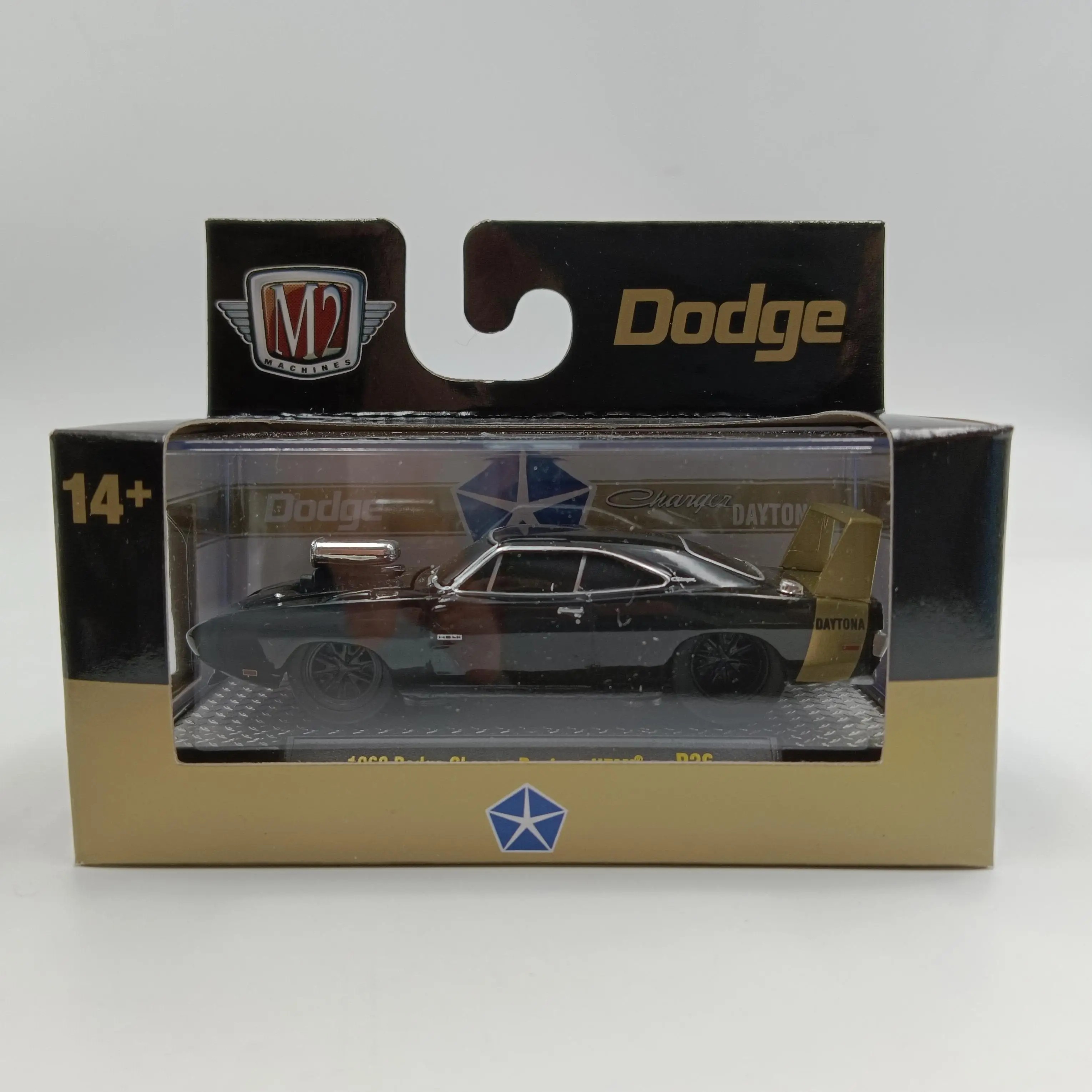 M2 Machines 1/64  1969 Dodge Charger Daytona Hemi Alloy car model toy rare collection