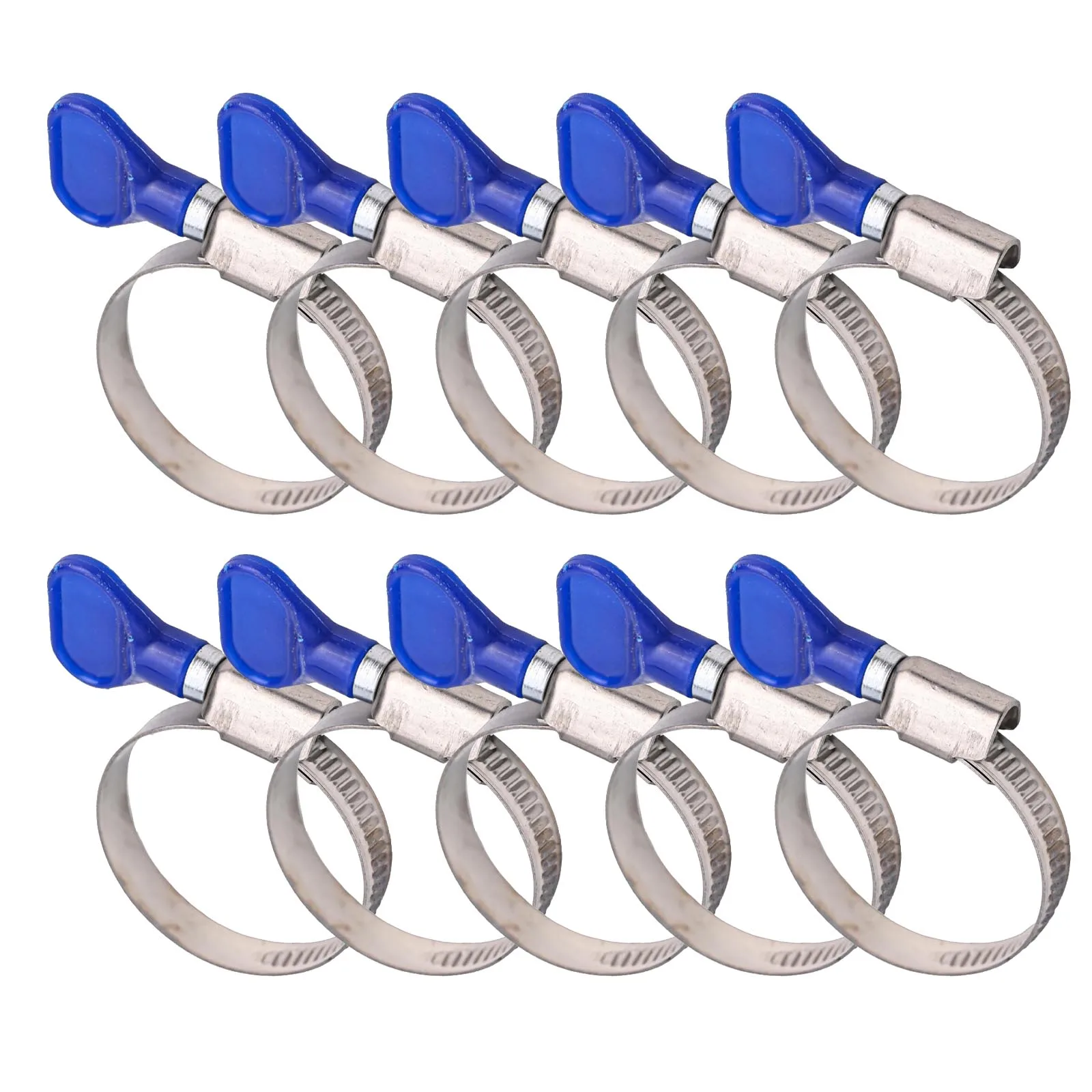 25-40 Mm Hose Clamps Stainless Steel Hose Clamps For Pools For Automotive High Clamping Force Non-slip Grooves