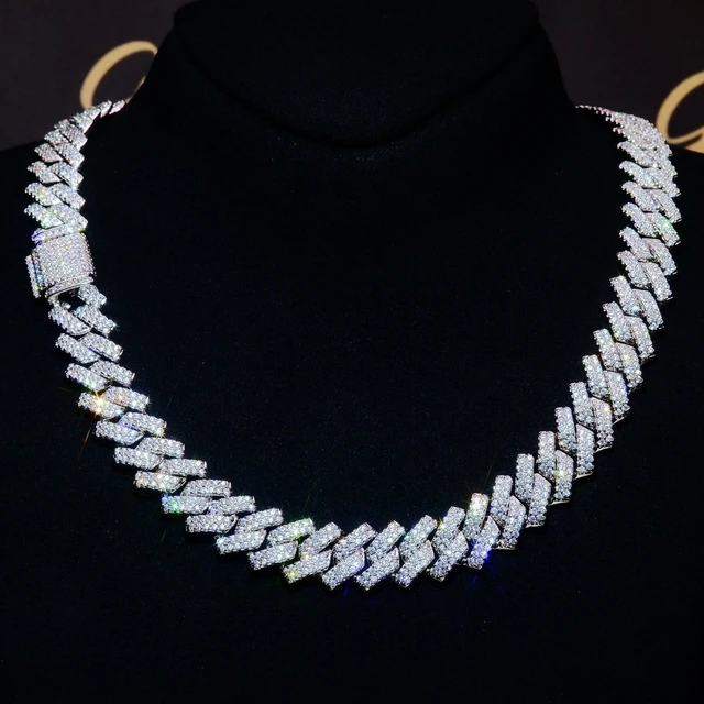 Diamond choker chain mens store