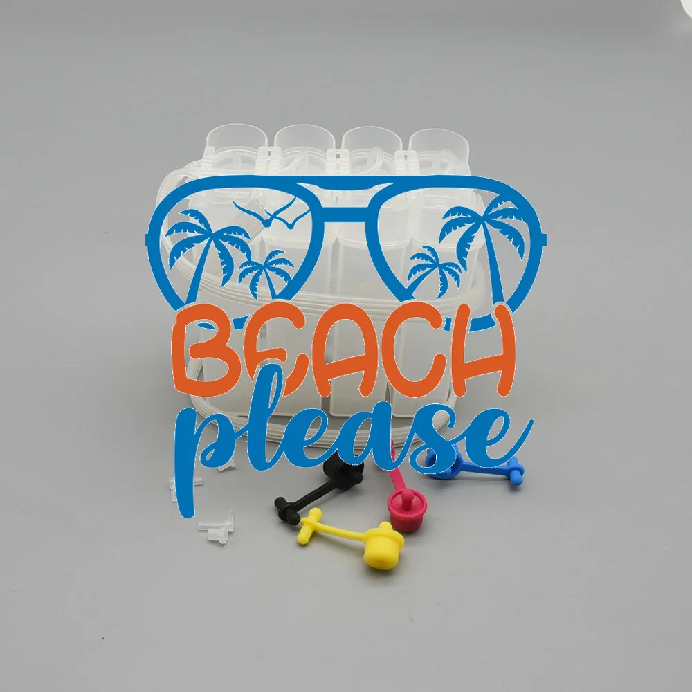 

4 Color 85ML DIY Continuous Ink Supply System Outer Ink Tank Universal CISS Refill Kit For Epson Canon HP Brother Inkjet Printer