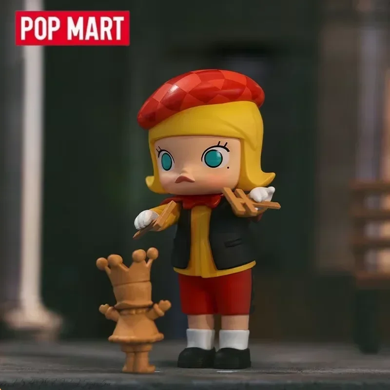 

POP MART MOLLY Kawaii Anime Action Figure Imaginary Wandering Series Ornament Figurine Home Decor Desktop Model Doll for Girls