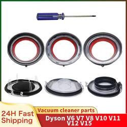 bottom Lid For Dyson V7 V8 V11 V10 V12 V15 Vacuum Cleaner-Top Fixed Sealing Ring Of Dust Bin Replacement Dust Collection Parts